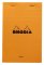 Poznámkový blok Basics N°14, linkovaný, 80l, 80g, oranžový