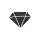 Diamantová barva IZINK Diamond - černá, 80 ml