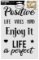Šablona Aladine 20x30 cm - Nápisy Positive life Šablona Aladine 20x30 cm - Nápisy Positive life