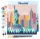 Mini malování podle čísel - Travel Poster New York Socha Svobody 20x20cm na rámu