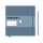 Stone Blue, Sketchbook Square, 112 pages, 150g/m? paper, plain