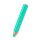 Pastelka Faber-Castell Grippy - tyrkysově zelená Pastelka Faber-Castell Grippy - tyrkysově zelená
