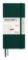 Týdenní plánovač & Zápisník Forest Green, tečkovaný Wallet B6+ x A6 2027, anglicky