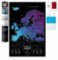 Stírací mapa Evropy Travel Map Black Europe 60x40cm Stírací mapa Evropy Travel Map Black Europe 60x40cm