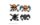 One Piece Set odznaků 2 ks - Luffy & Buggy One Piece Set odznaků 2 ks - Luffy & Buggy