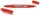 Tombow Oboustranný fineliner Mono Twin - červený Tombow Oboustranný fineliner Mono Twin - červený