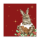 Papírové ubrousky Wrendale Designs "Merry Little Christmas", 33x33 cm - Králík Papírové ubrousky Wrendale Designs "Merry Little Christmas", 33x33 cm - Králík