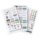 Filofax náplň Multi, samolepky Botanical, Osobní/A5 Filofax náplň Multi, samolepky Botanical, Osobní/A5