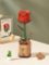 NiXiM Dřevěné 3D puzzle/Červená růže NiXiM Dřevěné 3D puzzle/Červená růže