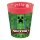 Kelímek plastový opakovaně použitelný Minecraft 250ml 4ks