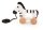 Dřevěná zebra na provázku / Wooden Toys