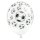 Balónek latexový s potiskem 6ks - fotbal Balónek latexový s potiskem 6ks - fotbal