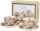 Sada dvou porcelánových šálků a podšálků Peonies Sada dvou porcelánových šálků a podšálků Peonies