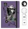 Zápisník s gumičkou Tim Burton 2, A5, 80 g, 80 listů, linkovaný, fialový