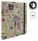 Školní box s gumičkou, Tim Burton 2, A4, šedé Školní box s gumičkou, Tim Burton 2, A4, šedé