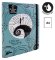 Školní box s gumičkou, Tim Burton 3, A4, šedo-modré Školní box s gumičkou, Tim Burton 3, A4, šedo-modré