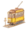 Puzzle 3D Tramvaj 145 dílků, dřevěné Puzzle 3D Tramvaj 145 dílků, dřevěné