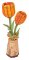 3D Dřevěná skládačka: Oranžový tulipán 3D Dřevěná skládačka: Oranžový tulipán