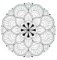 Porcelánový talířek Mandala