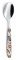 Kávová lžička s ozdobnou rukojetí Paisley Abundance