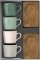 Čtyři porcelánové šálky a podšálky Take A Break Design 7