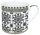 Porcelánový hrnek Geometric White