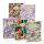 Kroužkový blok Pigna Nature Flowers A4, čtverečkovaný, 60 listů, mix motivů Kroužkový blok Pigna Nature Flowers A4, čtverečkovaný, 60 listů, mix motivů
