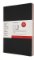 Moleskine Sešity plánovací 2 ks černé /červené A4, linkovaný