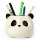 Ceramic Pen Holder - Desk Friends - Panda Ceramic Pen Holder - Desk Friends - Panda