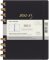 Moleskine Plánovací zápisnik černý XL, spirála Moleskine Plánovací zápisnik černý XL, spirála