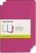 Moleskine: Sešity 3 ks čisté růžové S Moleskine: Sešity 3 ks čisté růžové S