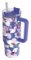 Nerezový termohrnek s brčkem Stream Flower Dusk 950ml