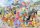 Puzzle Průvod postaviček Disney Puzzle Průvod postaviček Disney