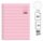 Poznámkový blok Between the Lines NB-1, A4, 90g, karton, 80 listů, linka, Pink