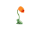 Lampička na čtení – Tulip oranžová