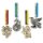 Harry Potter Set vánočních ozdob - Maskoti kolejí 4 ks Harry Potter Set vánočních ozdob - Maskoti kolejí 4 ks