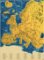 Stírací mapa Evropy – zlatá Deluxe XL Stírací mapa Evropy – zlatá Deluxe XL