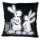 Bob a Bobek Polštář 30 x 30 cm - černý Bob a Bobek Polštář 30 x 30 cm - černý