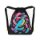 Bagmaster Sáček na přezůvky Beta 23 A Black/Pink/Blue Bagmaster Sáček na přezůvky Beta 23 A Black/Pink/Blue