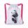 Bagmaster Sáček na přezůvky Prim 23 B White/Pink Bagmaster Sáček na přezůvky Prim 23 B White/Pink