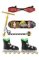 Sada skateboard, waveboard, brusle, koloběžka