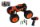 Auto RC Off-Road terénní oranžové dobíjecí, pack + baterie Auto RC Off-Road terénní oranžové dobíjecí, pack + baterie