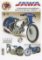 Plochodrážní motocykl JAWA 884.5/ papírový model Plochodrážní motocykl JAWA 884.5/ papírový model