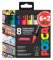 6+2 Sada popisovačů Posca PC-5M - 8 ks 6+2 Sada popisovačů Posca PC-5M - 8 ks