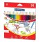 Centropen pastelky 9521 trojhranné - 24 ks Centropen pastelky 9521 trojhranné - 24 ks