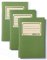 Passbook ZELENÁČ (sada 3 ks), 14x9cm, 24 listů Passbook ZELENÁČ (sada 3 ks), 14x9cm, 24 listů