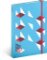 Notes Isometric, nelinkovaný, 13 × 21 cm Notes Isometric, nelinkovaný, 13 × 21 cm
