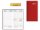 Diář 2020 D802 PVC Red 90x170 mm Diář 2020 D802 PVC Red 90x170 mm