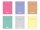 Složka M druk A6 PP vertikální pastel mix