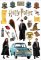 Samolepicí dekorace Harry Potter Létající auto Samolepicí dekorace Harry Potter Létající auto